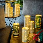 Casa si Gradina - Decoratiuni - Aromaterapie si lumanari - Lumanari si candele - Decoratiune LED Verde H16(cm5La012934) - Infinity.ro