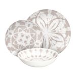 Casa si Gradina - Bucatarie si vesela - Vesela si tacamuri - Servicii de masa - Set masa 18 buc, portelan bej, Madison Collection Tognana - Infinity.ro