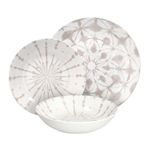 Casa si Gradina - Bucatarie si vesela - Vesela si tacamuri - Servicii de masa - Set masa 18 buc, portelan bej, Madison Collection Tognana - Infinity.ro