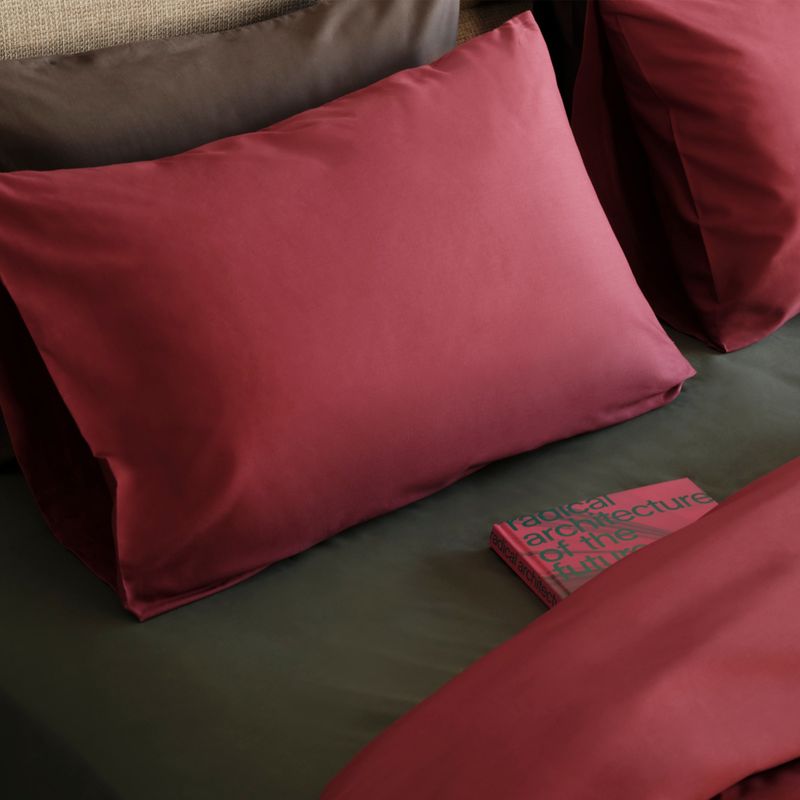 Casa si Gradina - Textile si covoare - Lenjerii de pat - Fete de perna - Set 2 fete de perna 52×72 cm, bumbac, Nef-Nef Basic Alb - Infinity.ro