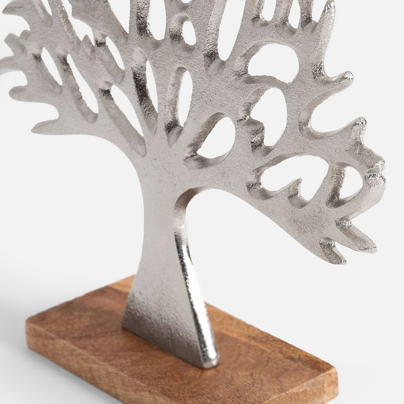Casa si Gradina - Decoratiuni - Obiecte decorative - Accesorii decorative - Decoratiune copac argintiu Koopman H25.5 cm - Infinity.ro