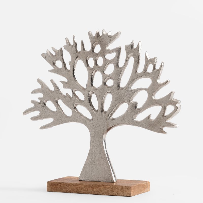 Casa si Gradina - Decoratiuni - Obiecte decorative - Accesorii decorative - Decoratiune copac argintiu Koopman H25.5 cm - Infinity.ro