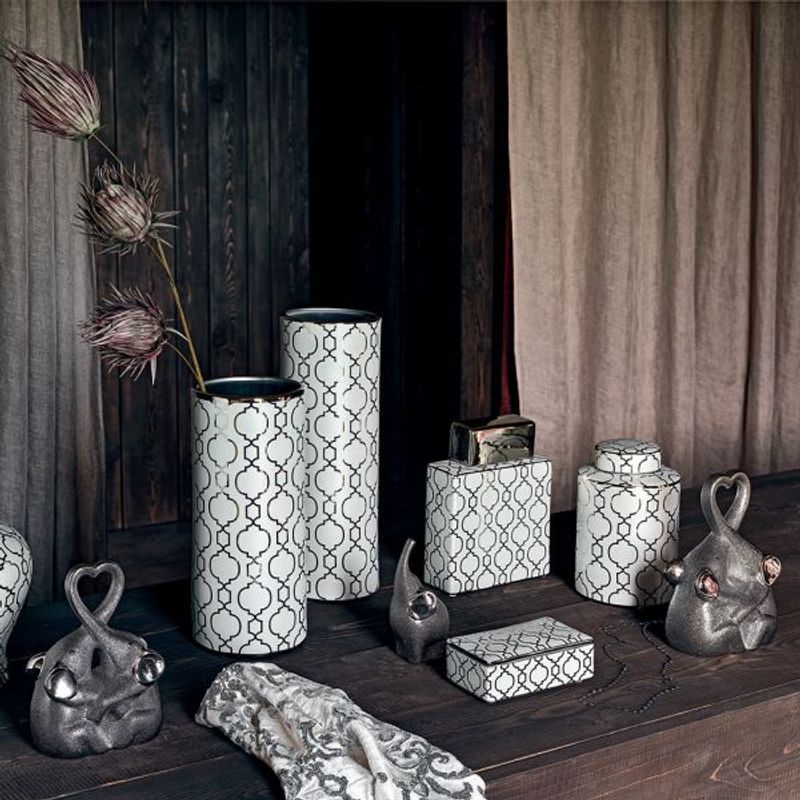 Casa si Gradina - Decoratiuni - Obiecte decorative - Vaze si boluri decorative - Vaza ceramica Pasha 30H Andrea Fontebasso - Infinity.ro