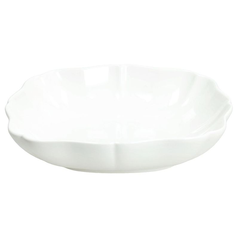 Casa si Gradina - Bucatarie si vesela - Vesela si tacamuri - Farfurii si boluri - Farfurie pentru cina Andrea Fontebasso Brigitte, Portelan, 21 x 21 cm, Alb - Infinity.ro