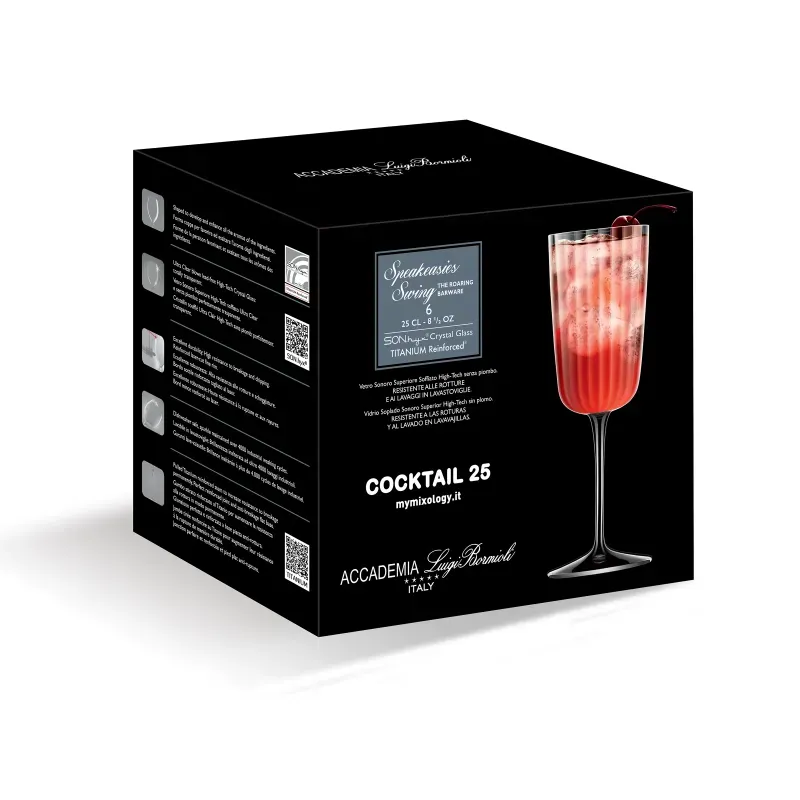 Casa si Gradina - Bucatarie si vesela - Cani si pahare - Pahare - Set 6 pahare Speakeasies Swing Cocktail 25cl Luigi Bormioli - Infinity.ro