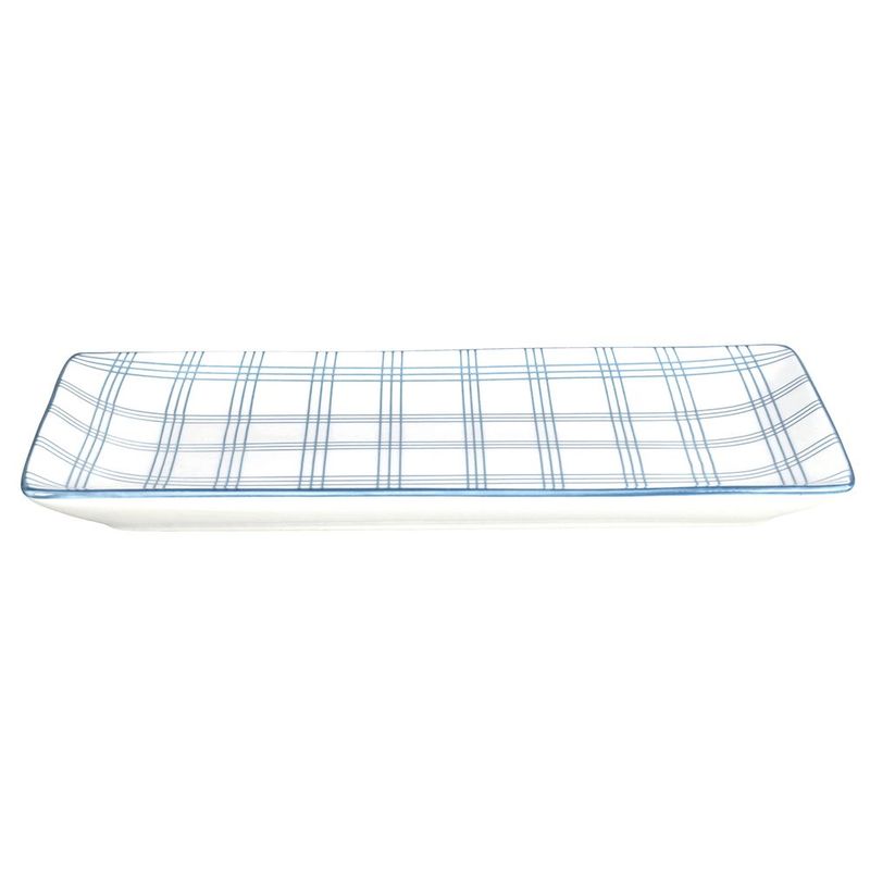 Casa si Gradina - Bucatarie si vesela - Vesela si tacamuri - Platouri de bucatarie - Platou dreptunghiular Tognana Linea Portata, Mediu, Portelan, Albastru - Infinity.ro