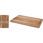 Casa si Gradina - Bucatarie si vesela - Ustensile bucatarie - Seturi ustensile de bucatarie - Tocator lemn acacia Koopman 37x25x1.6 cm maro - Infinity.ro