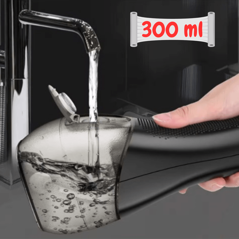 Ingrijire personala si Cosmetice - Igiena dentara - Irigatoare bucale - Irigator bucal profesional, Dus bucal, Adsinio,8 Capete,5 Trepte de presiune,Husa de transport,Rezervor Detasabil,Negru - Infinity.ro