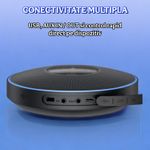 TV, Audio-Video si Foto - Home cinema si Soundbar - Sisteme audio - Sistem audio conferinta, eMeet M2 Speakerphone Bluetooth USB, 4 Microfoane AI 360°, Noise Cancelling - Infinity.ro