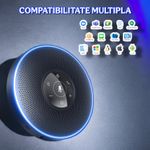 TV, Audio-Video si Foto - Home cinema si Soundbar - Sisteme audio - Sistem audio conferinta, eMeet M2 Speakerphone Bluetooth USB, 4 Microfoane AI 360°, Noise Cancelling - Infinity.ro
