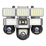 Casa si Gradina - Electrice - Smart Home - Camere de supraveghere - Camera de supraveghere tripla MaGeCa WiFi cu proiector LED, 12MP Full HD, 3 zone supravegheate simultan - Infinity.ro