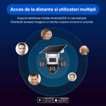 Casa si Gradina - Electrice - Smart Home - Camere de supraveghere - Camera de supraveghere tripla cu panou solar MaGeCa, 4G, Cartela SIM, 6MP Full HD, Baterie 8000 mAh, Panou solar 8W - Infinity.ro