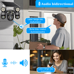 Casa si Gradina - Electrice - Smart Home - Camere de supraveghere - Camera de supraveghere tripla cu panou solar MaGeCa, Conexiune 4G, 6MP Full HD, Baterie 8000 mAh, Panou solar 8W - Infinity.ro