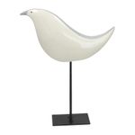 Casa si Gradina - Decoratiuni - Obiecte decorative - Accesorii decorative - Decoratiune Pasare Tognana H32 cm alb portelan - Infinity.ro