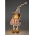 Casa si Gradina - Decoratiuni - Decoratiuni de sezon - Decoratiune LED Angel Girl Koopman 69 cm auriu - Infinity.ro