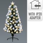 Casa si Gradina - Decoratiuni - Decoratiuni de sezon - Brad de Craciun Koopman H120 cm fibra optica 135 LED-uri doua culori - Infinity.ro