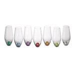 Casa si Gradina - Bucatarie si vesela - Cani si pahare - Pahare - Set 6 pahare Bohemia Royal Crystal Tori 500 ml transparent-multicolor - Infinity.ro