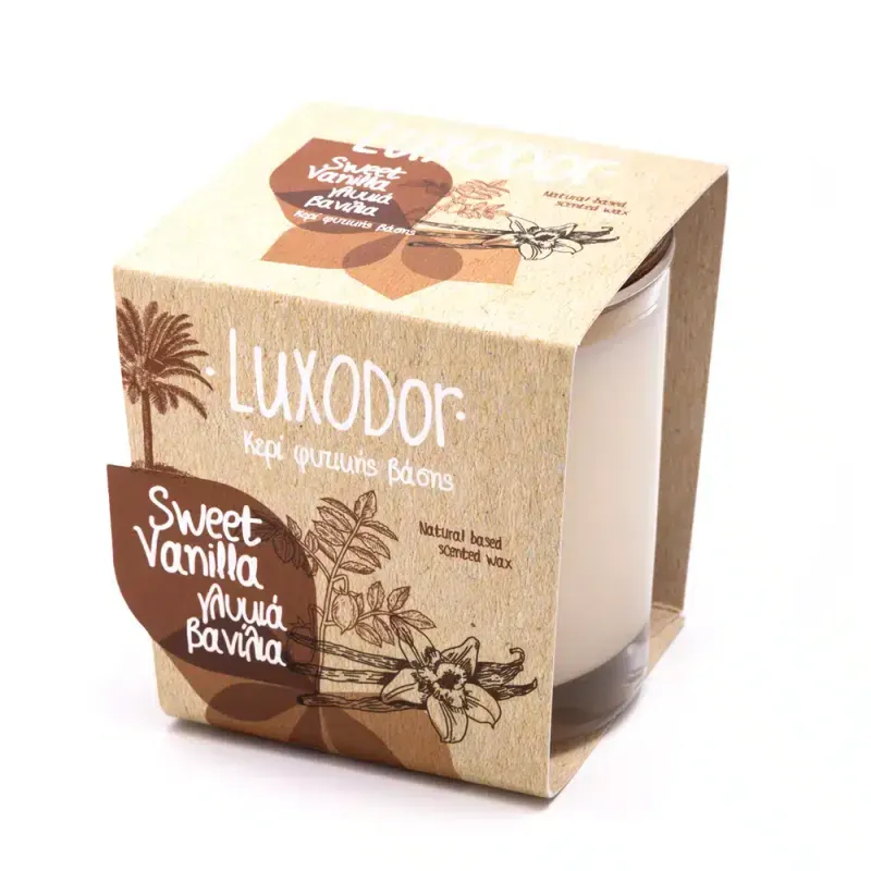 Casa si Gradina - Decoratiuni - Aromaterapie si lumanari - Lumanari si candele - Lumanare parfumata Ambient Line Sweet Vanilla Luxodor 180Gr - Infinity.ro