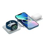 Laptop, Telefoane si Tablete - Telefoane mobile si accesorii - Accesorii Telefoane - Incarcatoare telefoane - Statie de Incarcare Wireless Magnetica Pliabila 3 in 1, Telefon, Smartwatch si Casti, compatibil iOS si Android - Infinity.ro