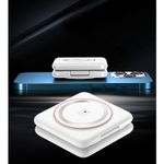 Laptop, Telefoane si Tablete - Telefoane mobile si accesorii - Accesorii Telefoane - Incarcatoare telefoane - Statie de Incarcare Wireless Magnetica Pliabila 3 in 1, Telefon, Smartwatch si Casti, compatibil iOS si Android - Infinity.ro