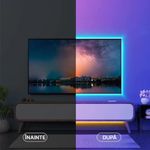 Casa si Gradina - Corpuri si surse de iluminat - Benzi LED - Banda LED RGB cu Telecomanda, Control prin aplicatie, USB, lumina decorativa colorata, Efect Muzical, 10 M - Infinity.ro