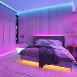 Casa si Gradina - Corpuri si surse de iluminat - Benzi LED - Banda LED RGB cu Telecomanda, Control prin aplicatie, USB, lumina decorativa colorata, Efect Muzical, 10 M - Infinity.ro