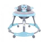 Jucarii, Copii si Bebe - Carucioare si articole de transport - Premergatoare - Premergator Go Kart, pliabil, cu 6 roti pivotante, 3 trepte de reglare si panou muzical, albastru - Infinity.ro