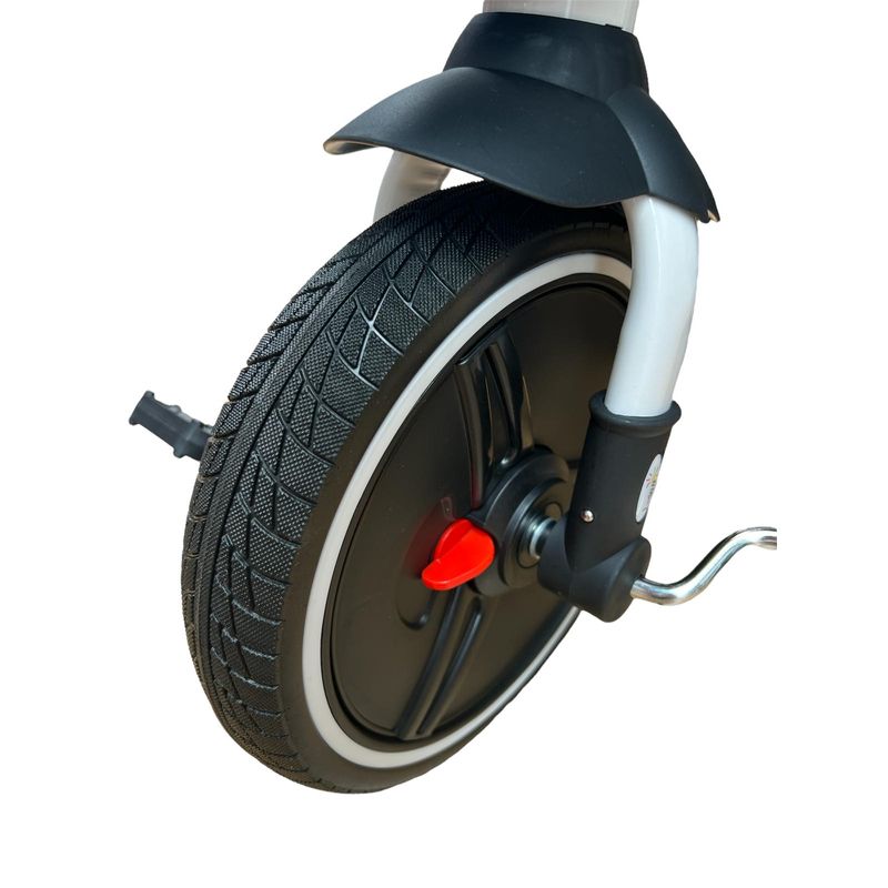 Jucarii, Copii si Bebe - Jucarii si jocuri - Jucarii de exterior - Triciclete - Tricicleta Go Kart L-sun scaun reversibil, pozitie de somn, borseta,sezut tip scoica, roti cauciuc, copertina UV - Infinity.ro