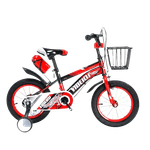 Sport si Outdoor - Ciclism - Biciclete pentru copii - Bicicleta Go Kart 658,12 inch, pentru copii, 3-5 ani, roti ajutatoare , suport si bidon apa, cosulet,rosu - Infinity.ro