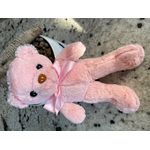 Jucarii, Copii si Bebe - Jucarii si jocuri - Jucarii de plus - Jucarie de plus Go Kart Ursuletul Pufos, roz, inaltime 30 cm - Infinity.ro