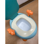 Jucarii, Copii si Bebe - Igiena si ingrijire - Baia bebelusului - Olite si reductoare WC - Olita Go Kart model vacuta cu capac si vas detasabil, turcuaz - Infinity.ro