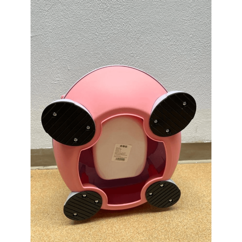 Jucarii, Copii si Bebe - Igiena si ingrijire - Baia bebelusului - Olite si reductoare WC - Olita Go Kart model vacuta cu capac si vas detasabil, roz - Infinity.ro
