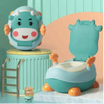 Jucarii, Copii si Bebe - Igiena si ingrijire - Baia bebelusului - Olite si reductoare WC - Olita Go Kart model vacuta cu capac si vas detasabil, turcuaz - Infinity.ro