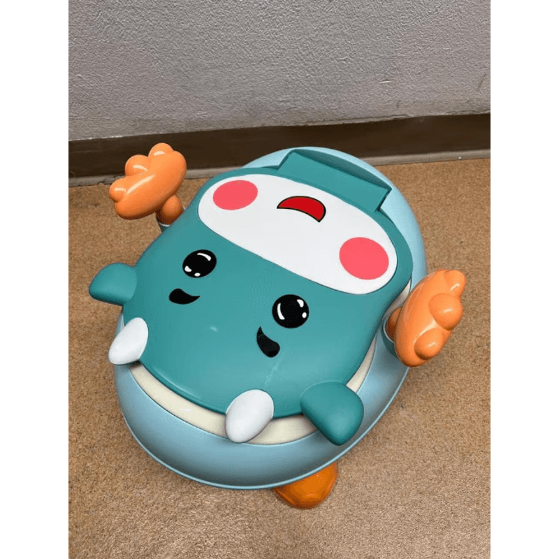 Jucarii, Copii si Bebe - Igiena si ingrijire - Baia bebelusului - Olite si reductoare WC - Olita Go Kart model vacuta cu capac si vas detasabil, turcuaz - Infinity.ro