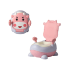 Jucarii, Copii si Bebe - Igiena si ingrijire - Baia bebelusului - Olite si reductoare WC - Olita Go Kart model vacuta cu capac si vas detasabil, roz - Infinity.ro