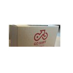 Sport si Outdoor - Ciclism - Biciclete pentru copii - Bicicleta copii 20" by Go Kart, bidon apa, sonerie, cosulet, varsta 5-9 ani, negru cu portocaliu - Infinity.ro
