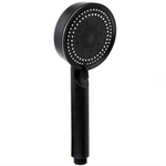 Casa si Gradina - Sanitare - Cazi si cabine de dus - Coloane si seturi de dus - Set cap de dus & furtun 150 cm & suport montare, 5 moduri de jet cu presiune mare, 5 viteze reglabile, ABS, Negru - Infinity.ro