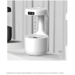Electronice si Electrocasnice - Climatizare si sisteme de incalzire - Aparate filtrare aer - Umidificatoare - Umidificator cu Efect Antigravitational, Capacitate 800ml, Ceas Digital, Pulverizare fina si silentioasa – Alb - Infinity.ro