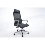 Casa si Gradina - Mobilier - Scaune si fotolii - Scaune - Scaun Ergonomic Reglabil pentru Birou si Gaming, Gri, Tetiera 2D, Mecanism Syncron, Spatar Mesh pentru Confort Sporit - Infinity.ro