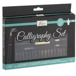 Carti si Birotica - Birotica - Instrumente de scris - Pixuri si stilouri - Set caligrafie 35 piese cu cerneala colorata varfuri diferite si carte de caligrafie - Infinity.ro