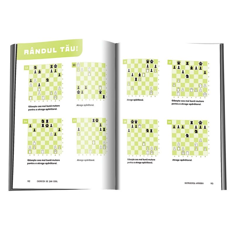 Carti si Birotica - Carti - Carti pentru copii - Activitati extracurriculare - Exercitii de sah COOL.Tactici si strategii ca sa-ti invingi adversarul - Infinity.ro