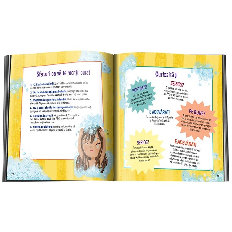 Carti si Birotica - Carti - Carti pentru copii - Activitati extracurriculare - Ce s-ar intampla daca nu ai face niciodata baie? - Infinity.ro