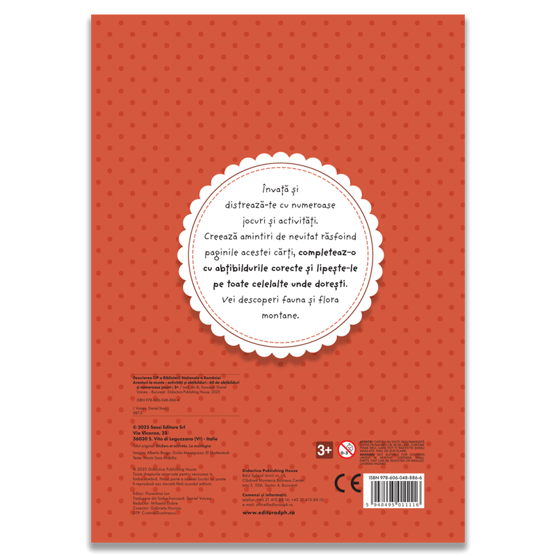 Carti si Birotica - Carti - Carti pentru copii - Activitati extracurriculare - Aventuri la munte - Activitati si abtibilduri - Infinity.ro