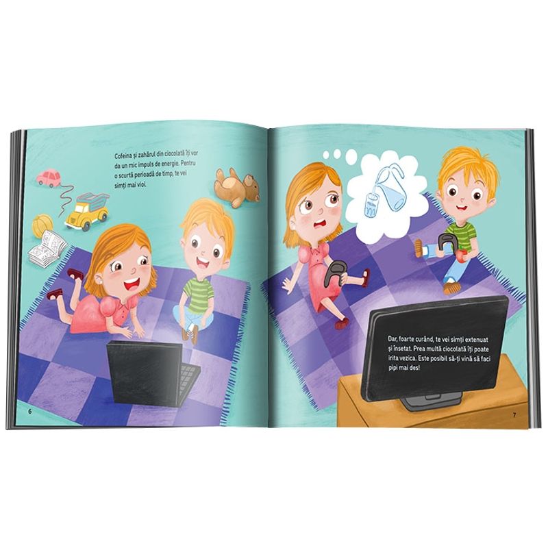 Carti si Birotica - Carti - Carti pentru copii - Basme si povesti - Ce s-ar intampla daca ai manca doar ciocolata? - Infinity.ro