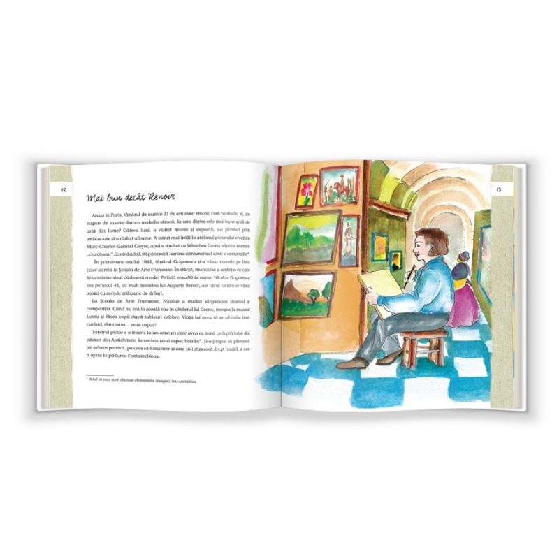 Carti si Birotica - Carti - Carti pentru copii - Basme si povesti - Cunoaste-l pe...Nicolae Grigorescu. Romani celebri - Infinity.ro