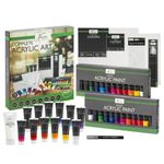 Jucarii, Copii si Bebe - Jucarii si jocuri - Jucarii & jocuri educative - Seturi pictura si desen - Set Craft 38 de accesorii, pentru pictura - Infinity.ro