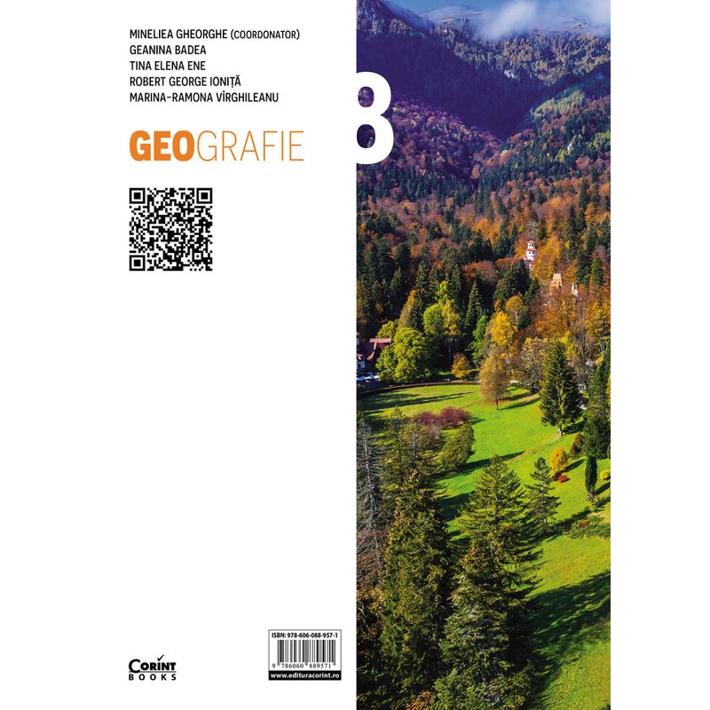 Carti si Birotica - Carti - Manuale si auxiliare scolare - Manuale scolare - Geografie. Manual pentru clasa a VIII-a, Mineliea Gheorghe - Infinity.ro