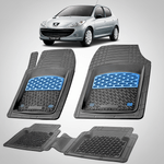 Auto si Moto - Intretinere auto - Covorase auto - Covorase Cauciuc tip Tavita Compatibile Peugeot 206 Plus Hatchback 5 usi, Blue - Infinity.ro