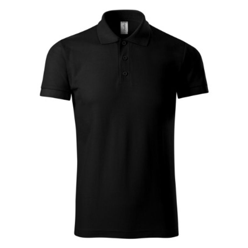 Fashion, accesorii si bijuterii - Barbati - Imbracaminte - Tricouri si bluze barbati - Tricou polo pentru barbati, Joy P21, Malfini Negru 3XL - Infinity.ro