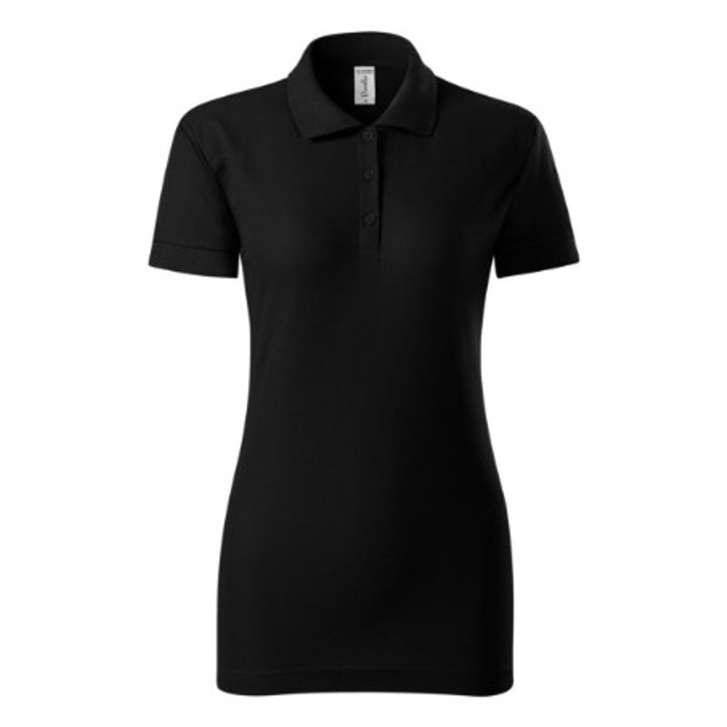Fashion, accesorii si bijuterii - Femei - Imbracaminte femei - Tricouri si topuri femei - Tricou polo pentru dama, Joy P22, Malfini Negru 3XL - Infinity.ro